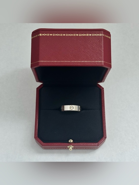 Cartier Jewelry - Cartier Love Ring Classic Model 18K White Gold Screw Motif Band 54 / US 6.75